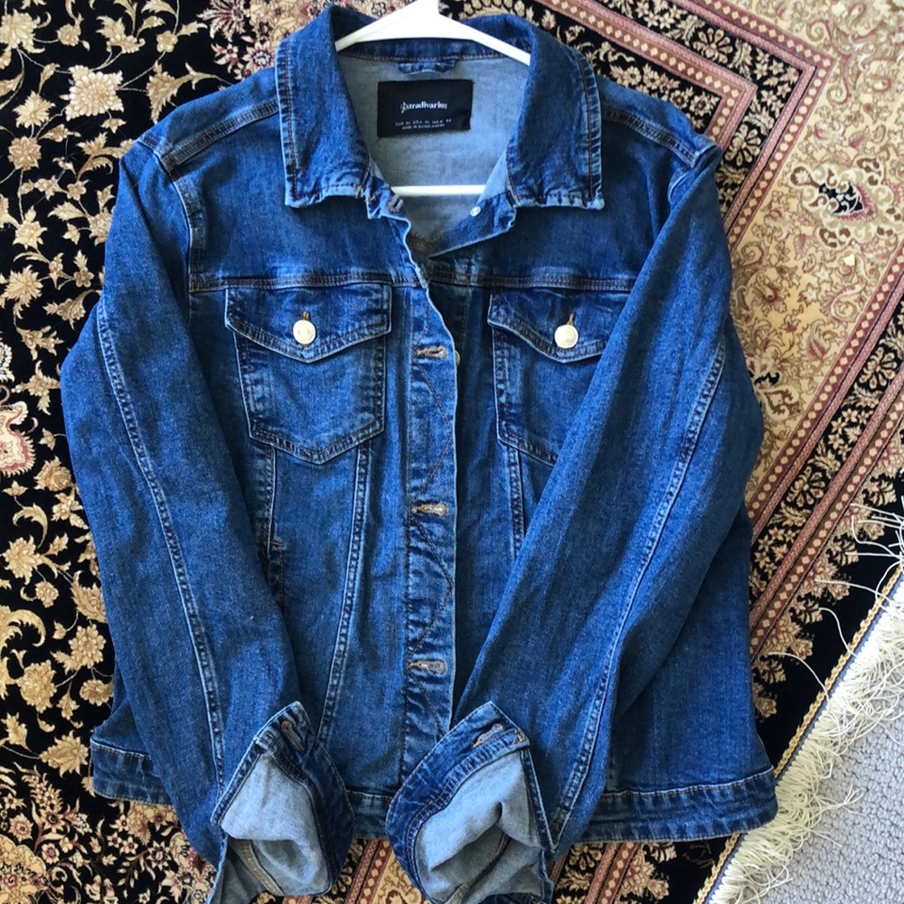 Stradivarius denim jacket (size XL)